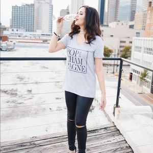 Pop the champagne tee